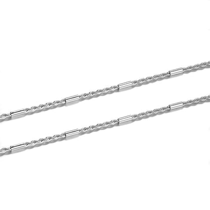 CN 170 bar twisted Stainless steel chain - per feet - Anti tarnish