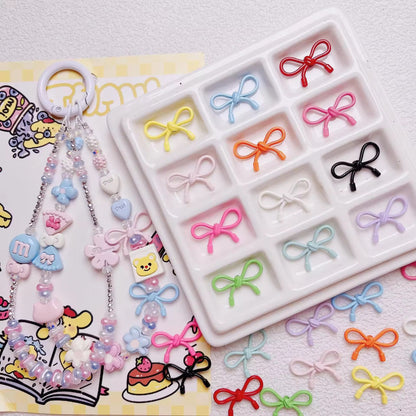 BBB 046 ( G ) Yellow Butterfly knot vertical hole bead ( 1 pc )