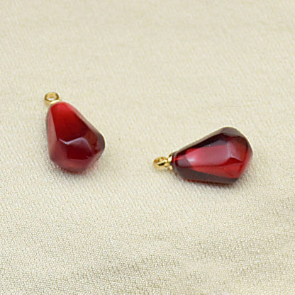 RC 1419 pomegranate charm ( 1 pc ) Anti tarnish