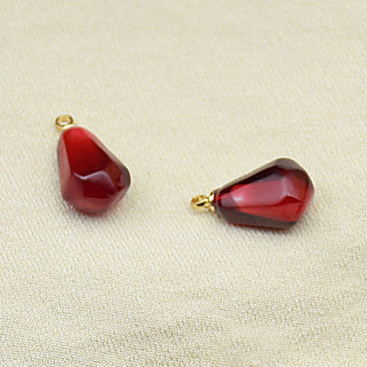 RC 1419 pomegranate charm ( 1 pc ) Anti tarnish