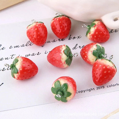 RC 1502 Strawberry charm ( 1 pc )