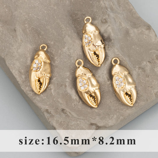 GP 1525 Lobster 14k gold plated charm - per piece - anti tarnish