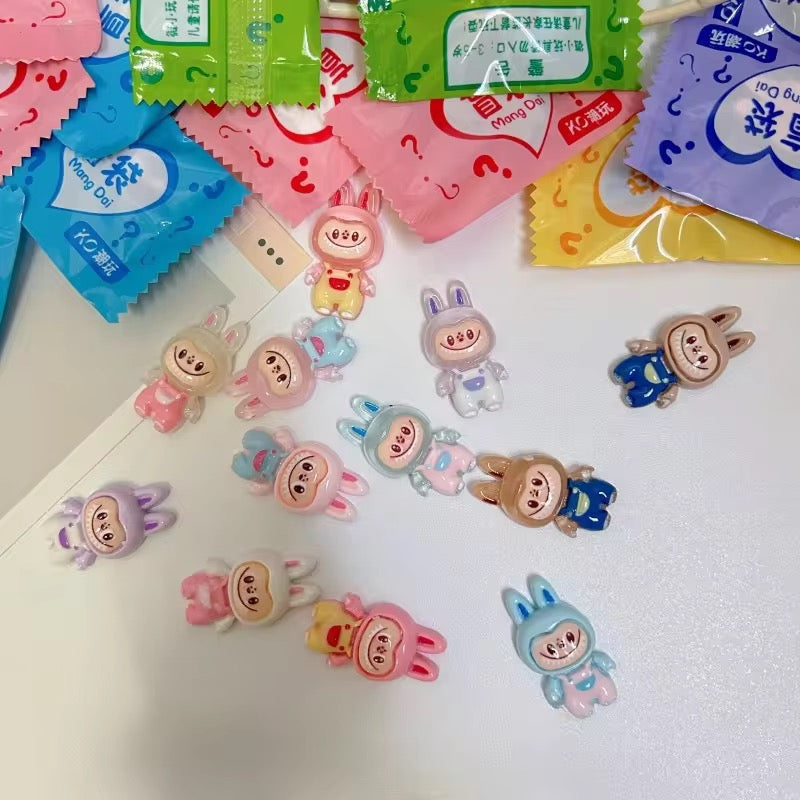 RC 936 labubu secret Kawai themed resin charm ( 1 pc )