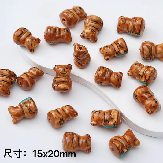 BBB 408 (g) Koala Cute Animal porcelain ceramic bead ( 1 pc )