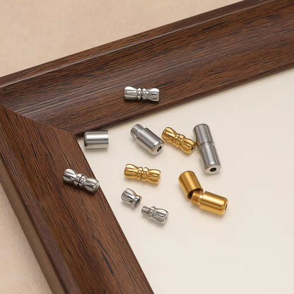 BBB 412 (b) Cylinder Screw Barrel Clasp 18k Gold PVD 316 Stainless steel ( 1 pc ) Anti tarnish