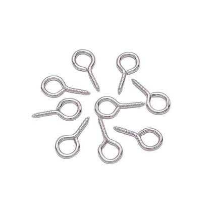 SS 1925 - Eye pin steel plated Stainless steel( 1 pc ) Anti tarnish