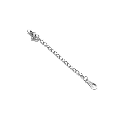 SS 1736 Extension with lobster hook Stainless steel ( 1 pc ) Anti tarnish