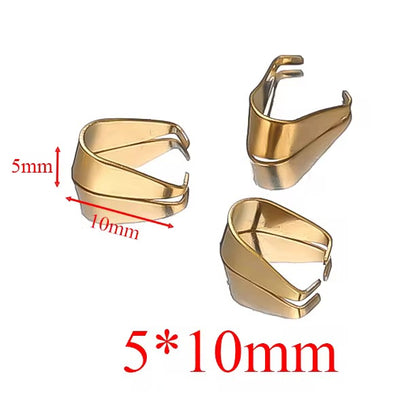 SS 3201 Pinch Clasp ( 1 pc ) 18k Gold PVD