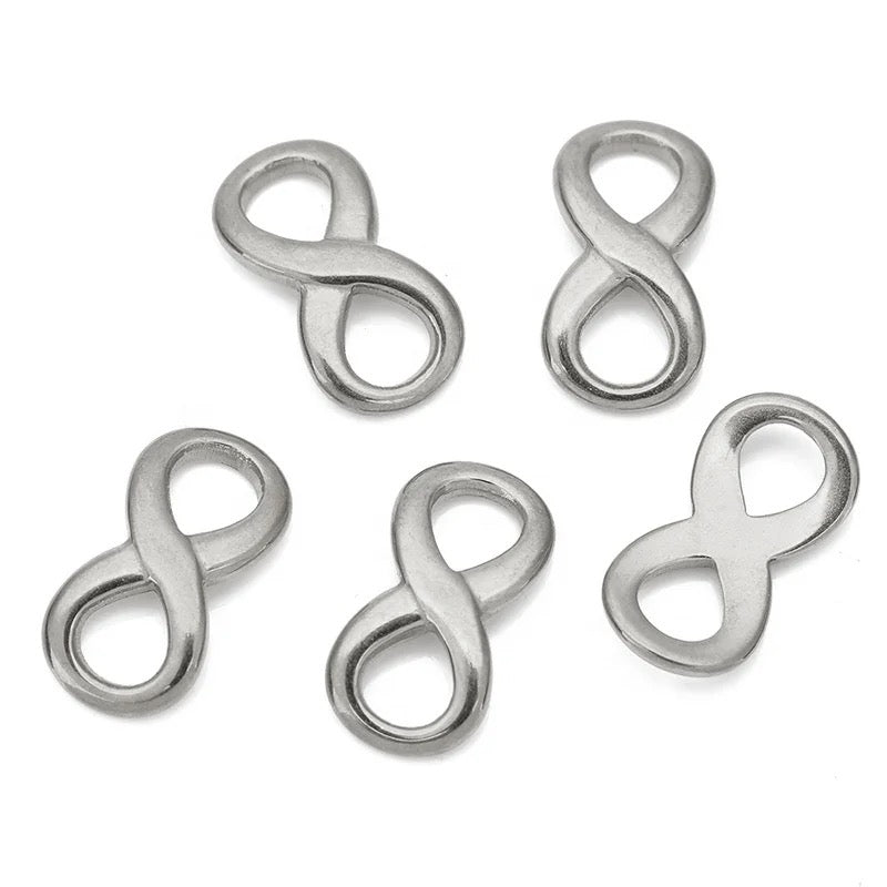 SS 1744 - Infinity Stainless steel charm ( 1 pc ) Anti tarnish