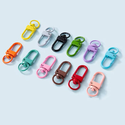 BBB 348 (k) Gold D clasp - Keyring Clasp( 1 pc ) ( 10:35 mm )