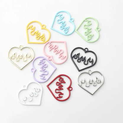 AC 1750 Firey Heart alloy bezel - tarnish resistant - per piece