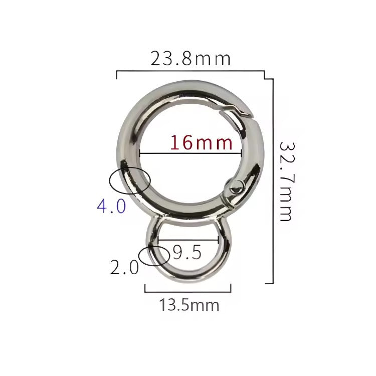 BBB 431 (e) Big Carabiner O Ring Clasp ( 1 pc ) High Quality Metal