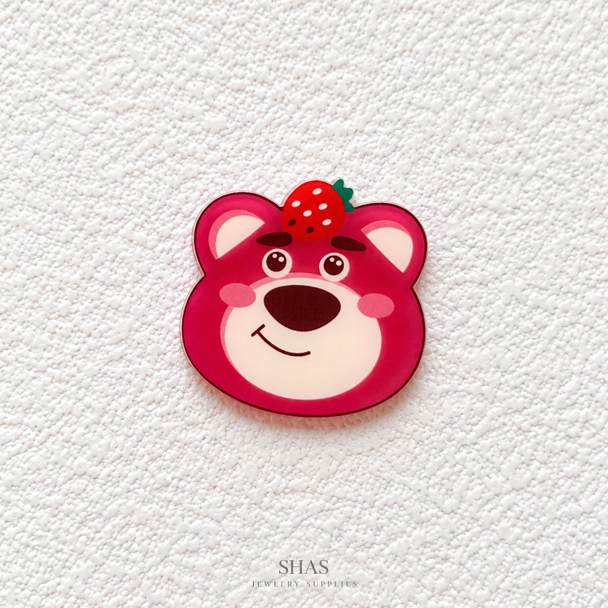 AB117A Lotso Bear Acrylic Cabochon ( 1 pc )