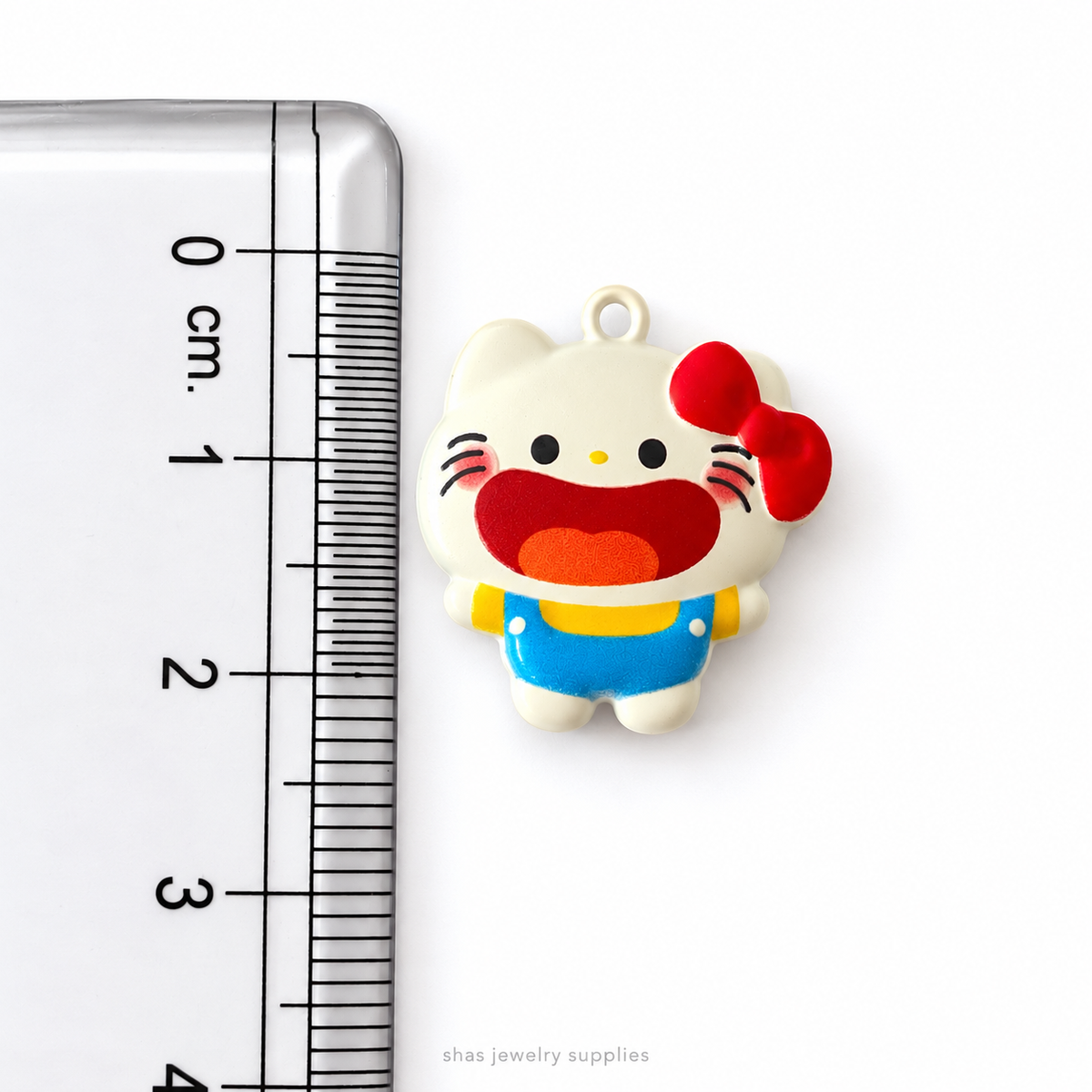 APC05K Big Hello Kitty 3D Charm ( 1 PC ) Premium Alloy Printed