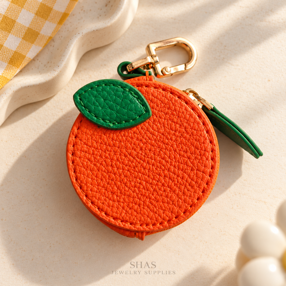 Orange Coin Pouch ( 1 pc ) Bag Accessory