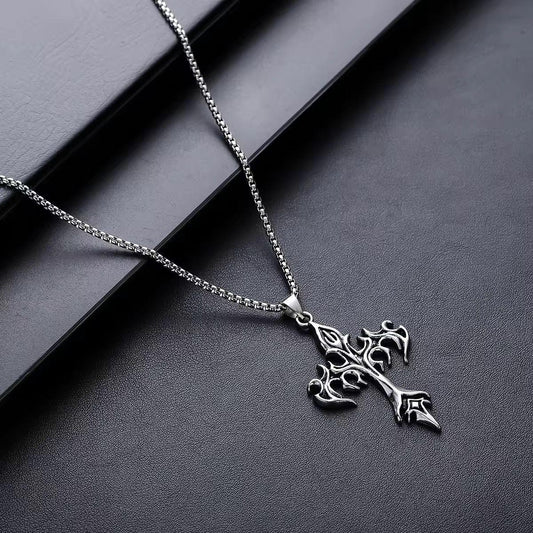 MEJ01D Necklace - Silver PVD plated