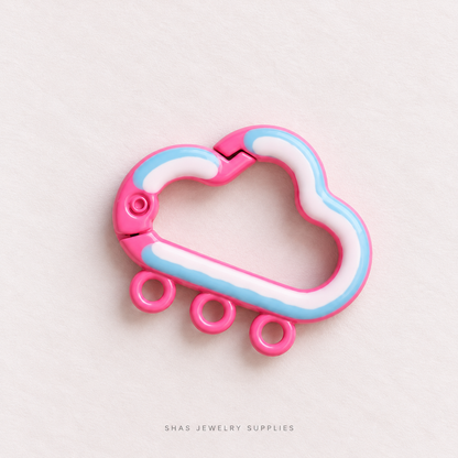KC41 Cloud Spring Buckle Keychain Clasp ( 1 pc )