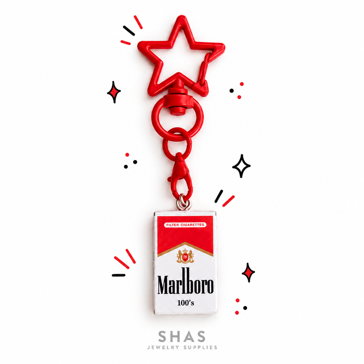 Marlboro Charm Keychain ( 1 pc )