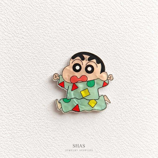 AB118F Shinchan Acrylic Cabochon ( 1 pc )