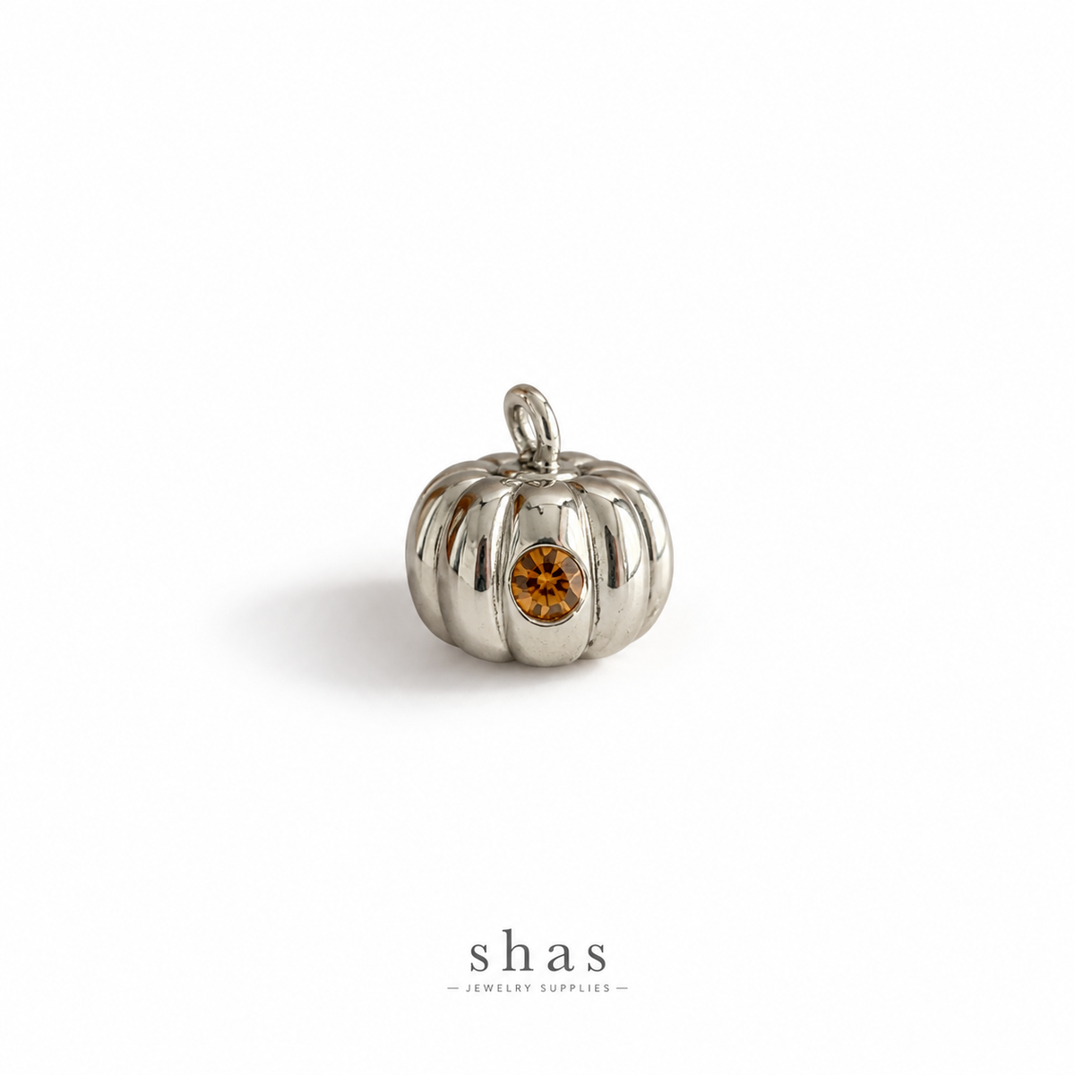 PC07L Pumpkin 3D Charm ( 1 pc ) Premium Collectible