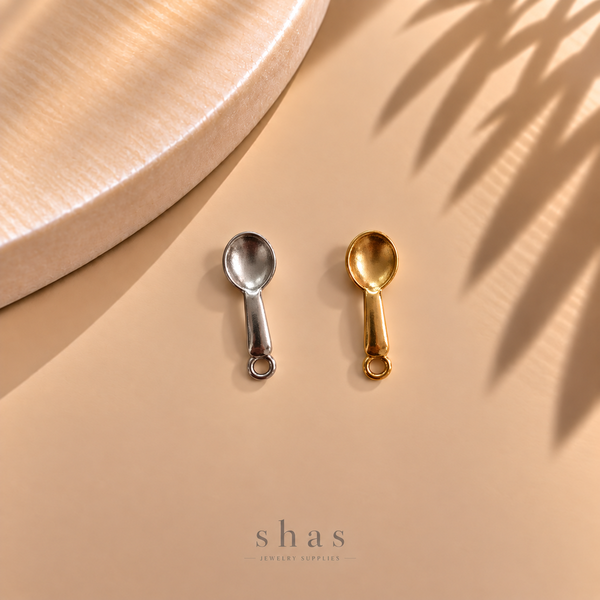 SC22L Spoon Charm ( 1 pc ) PVD Plated