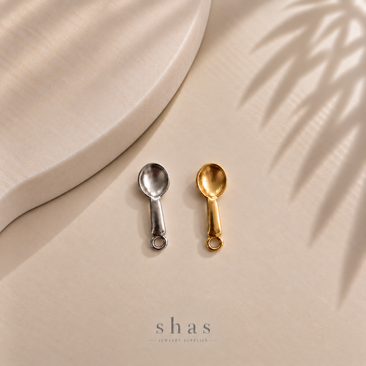 SC22L Spoon Charm ( 1 pc ) PVD Plated