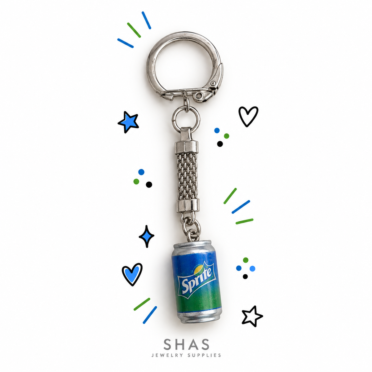 Sprite Charm Keychain ( 1 pc )