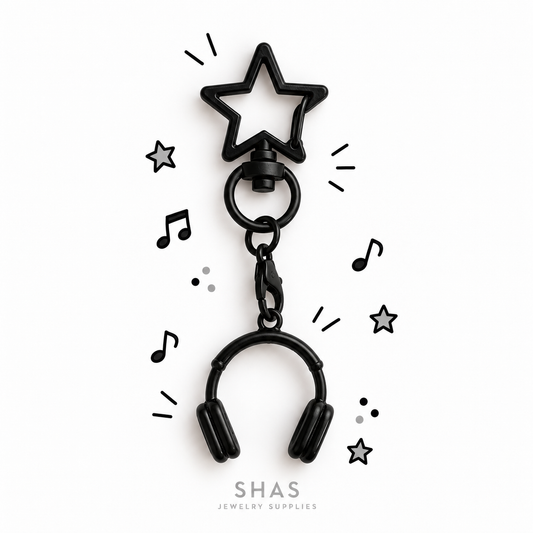Headphones Charm Keychain ( 1 pc )