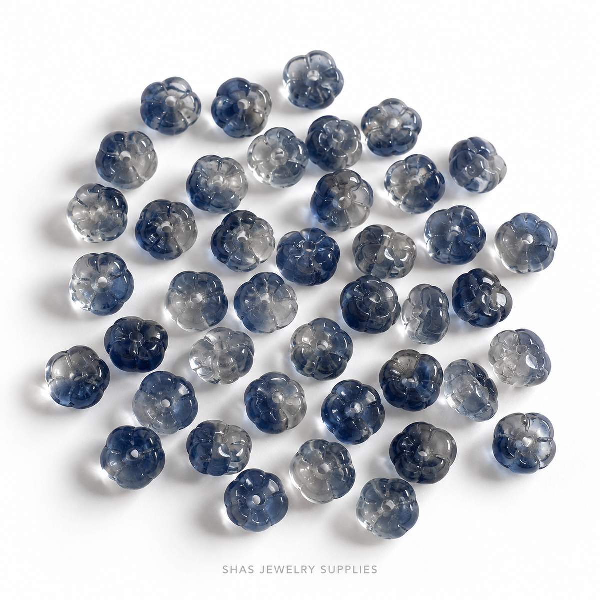 GB72 Pumpkin Glass Beads ( 1 pc ) Czech Bead
