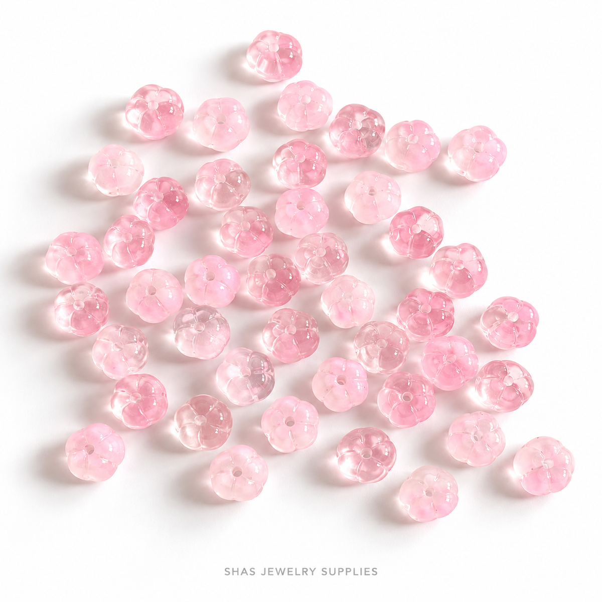 GB72 Pumpkin Glass Beads ( 1 pc ) Czech Bead