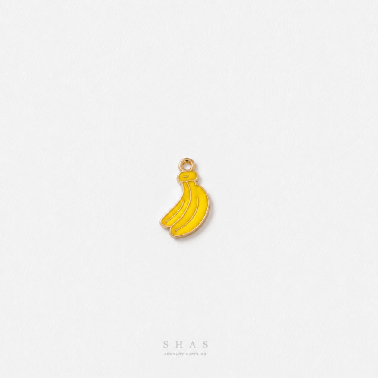 EC04A Banana Enamel Charm ( 1 pc ) High Quality Shine