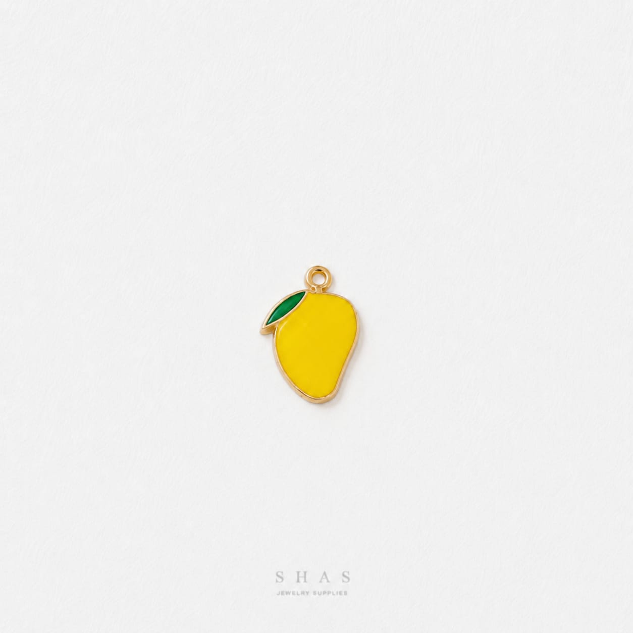EC03W Mango Enamel Charm ( 1 pc ) High Quality Shine