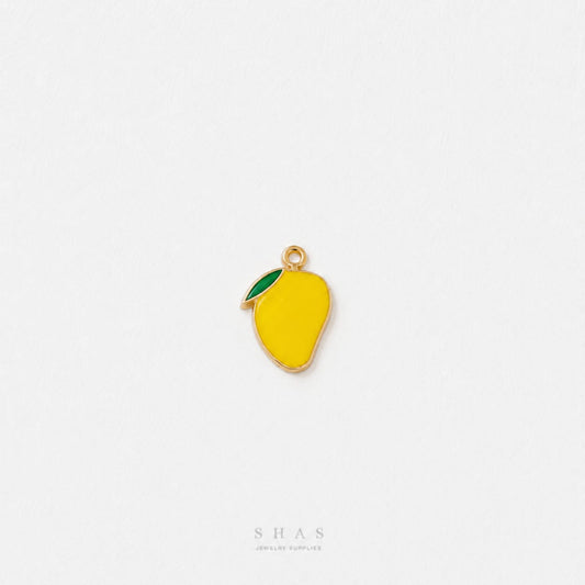 EC03W Mango Enamel Charm ( 1 pc ) High Quality Shine
