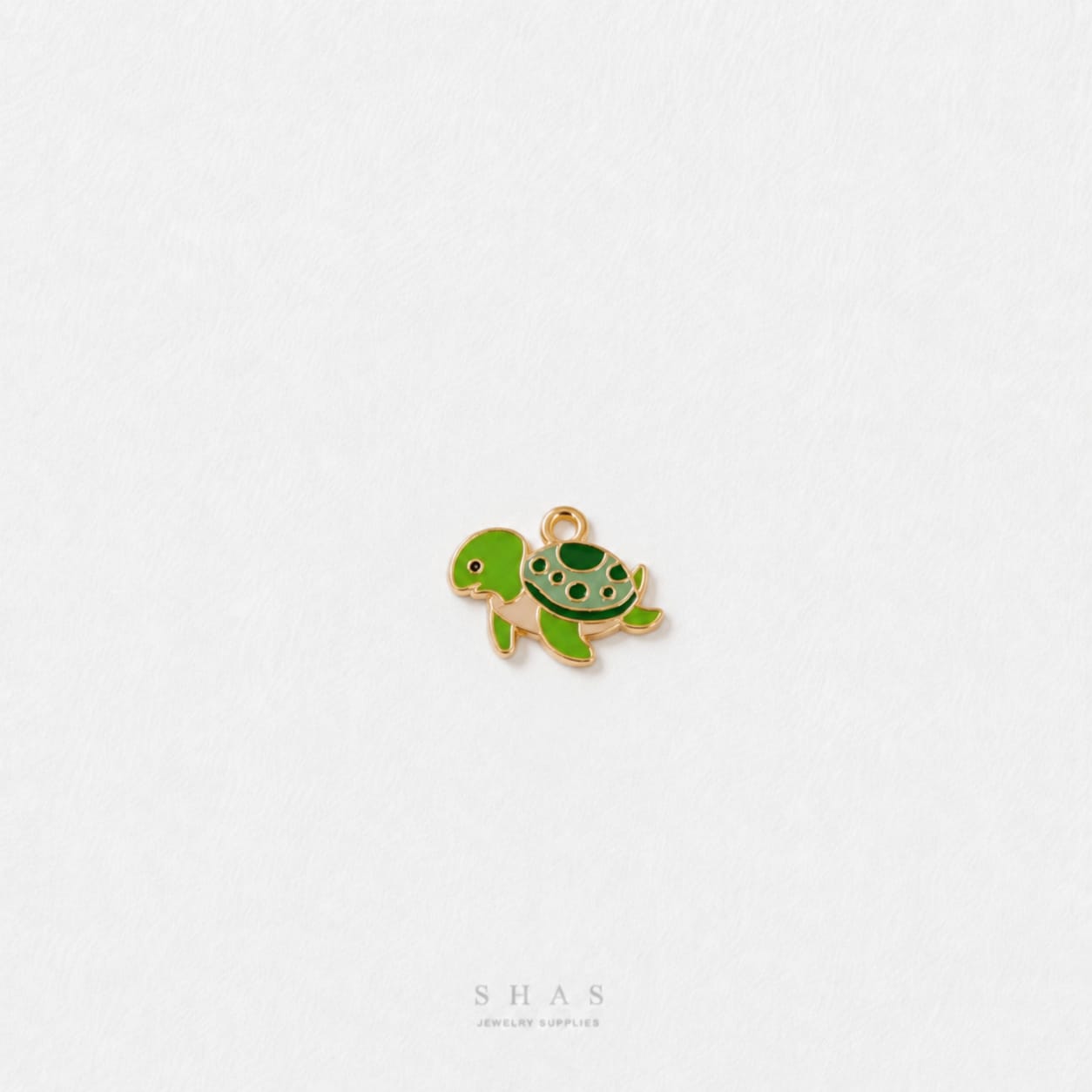 EC03V Turtle Enamel Charm ( 1 pc ) High Quality Shine