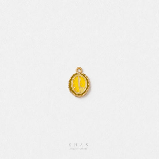 EC05C Jack Fruit Enamel Charm ( 1 pc ) High Quality Shine