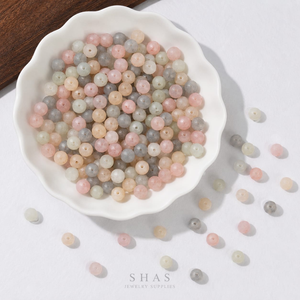 SB01 Frosted Glass Gold Dusted Seed Bead ( 1 Pack - 5g ) Lampwork Bead