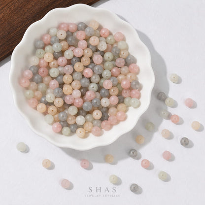 SB01 Frosted Glass Gold Dusted Seed Bead ( 1 Pack - 5g ) Lampwork Bead