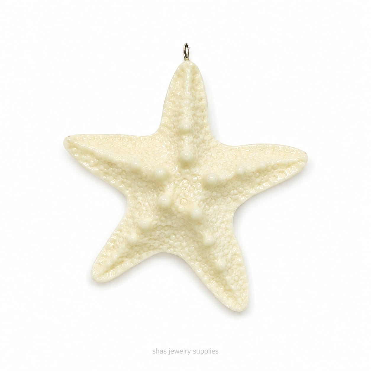 RM03M Beige Starfish Resin Charm ( 1 PC )