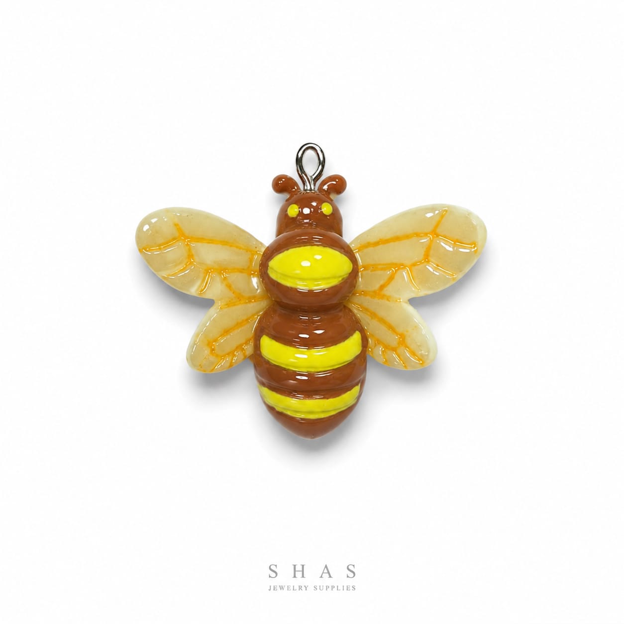 RM04D Honey Bee Resin Charm ( 1 PC )