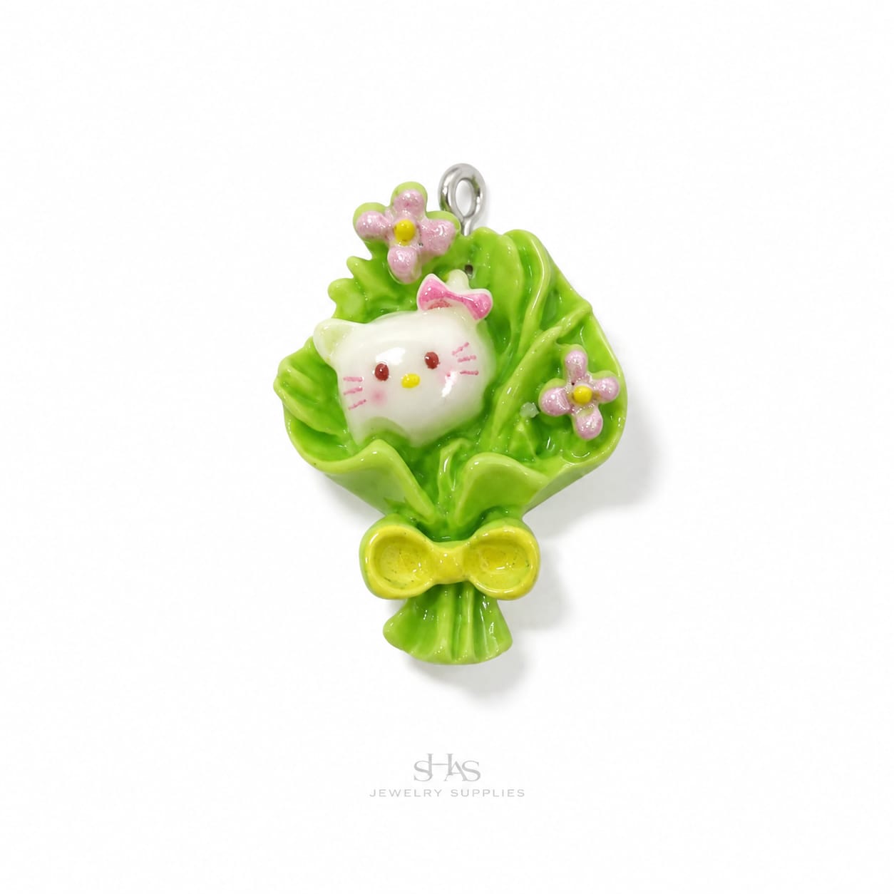RM03S Hello Kitty Bouquet Resin Charm ( 1 PC )