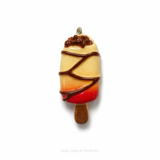 RM03H Ice cream Popsicle Resin Charm ( 1 PC )