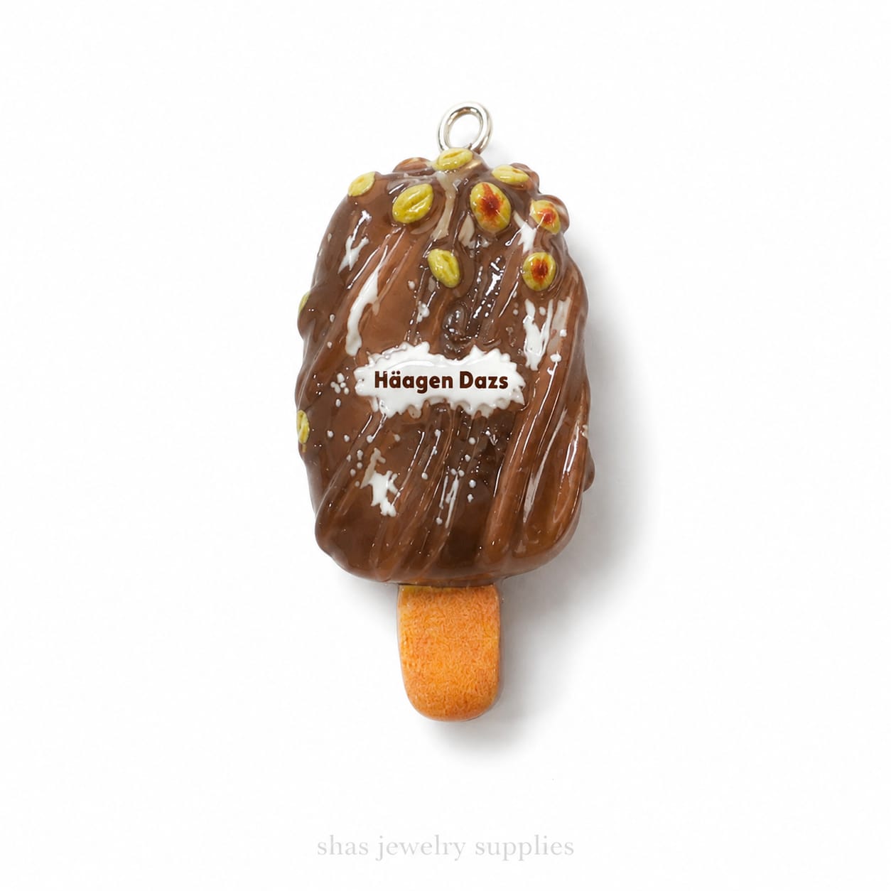 RM03X Chocolate Ice Cream Resin Charm ( 1 PC )