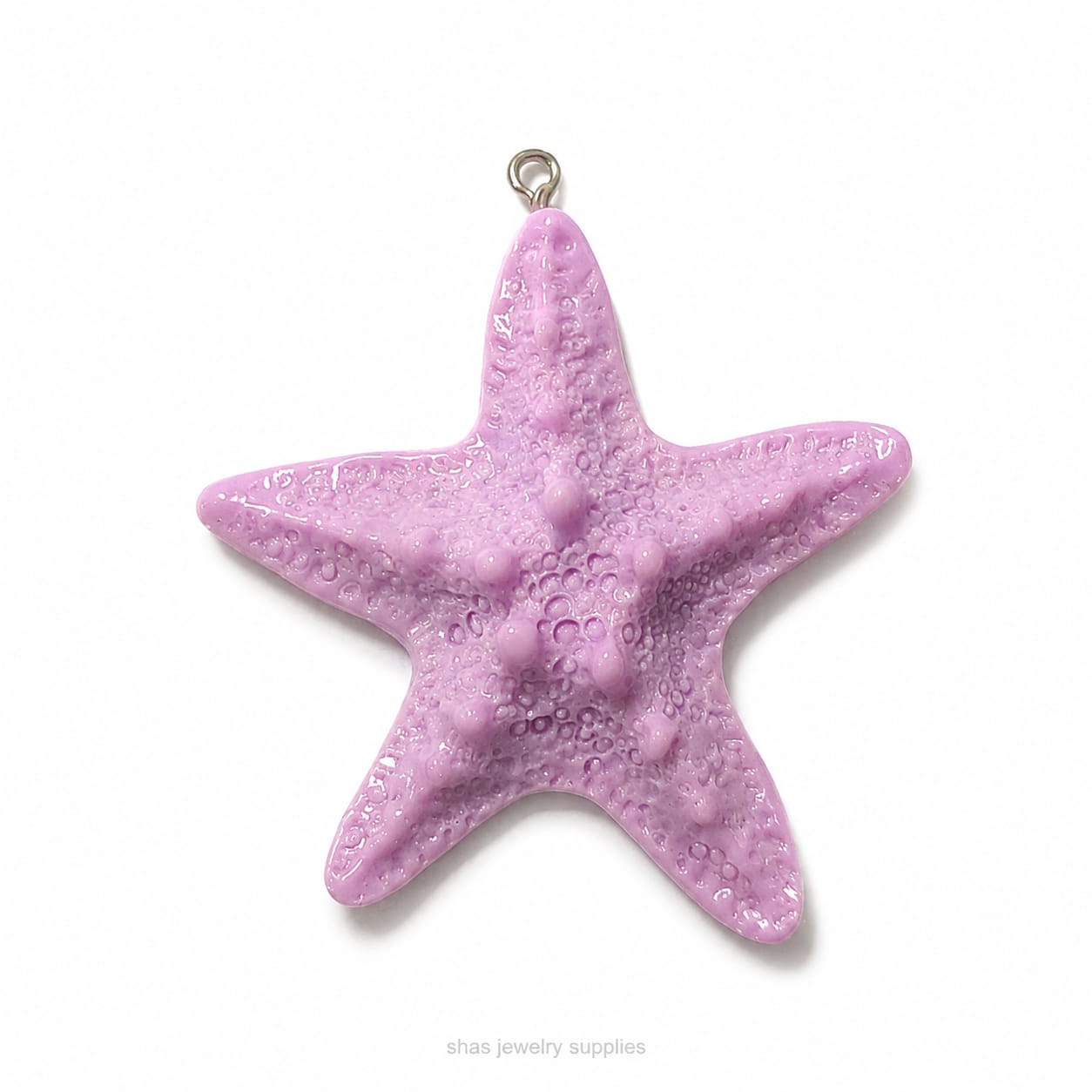 RM04C Purple Starfish Resin Charm ( 1 PC )