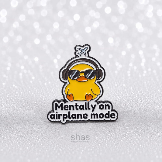 EP10 Cute Ducky Enamel Pin Badge ( 1 pc ) Imported Premium Quality