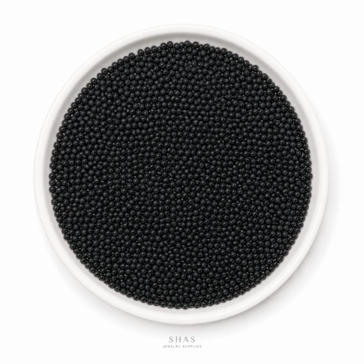 SB02E Black Glass Seed Bead ( 1 Pack - 5g ) Premium Quality