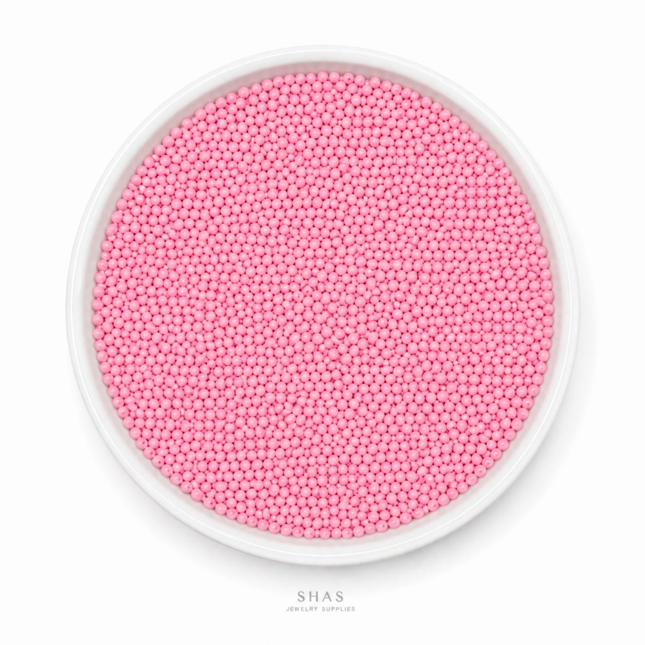 SB02A Pastel Pink Glass Seed Bead ( 1 Pack - 5g ) Premium Quality