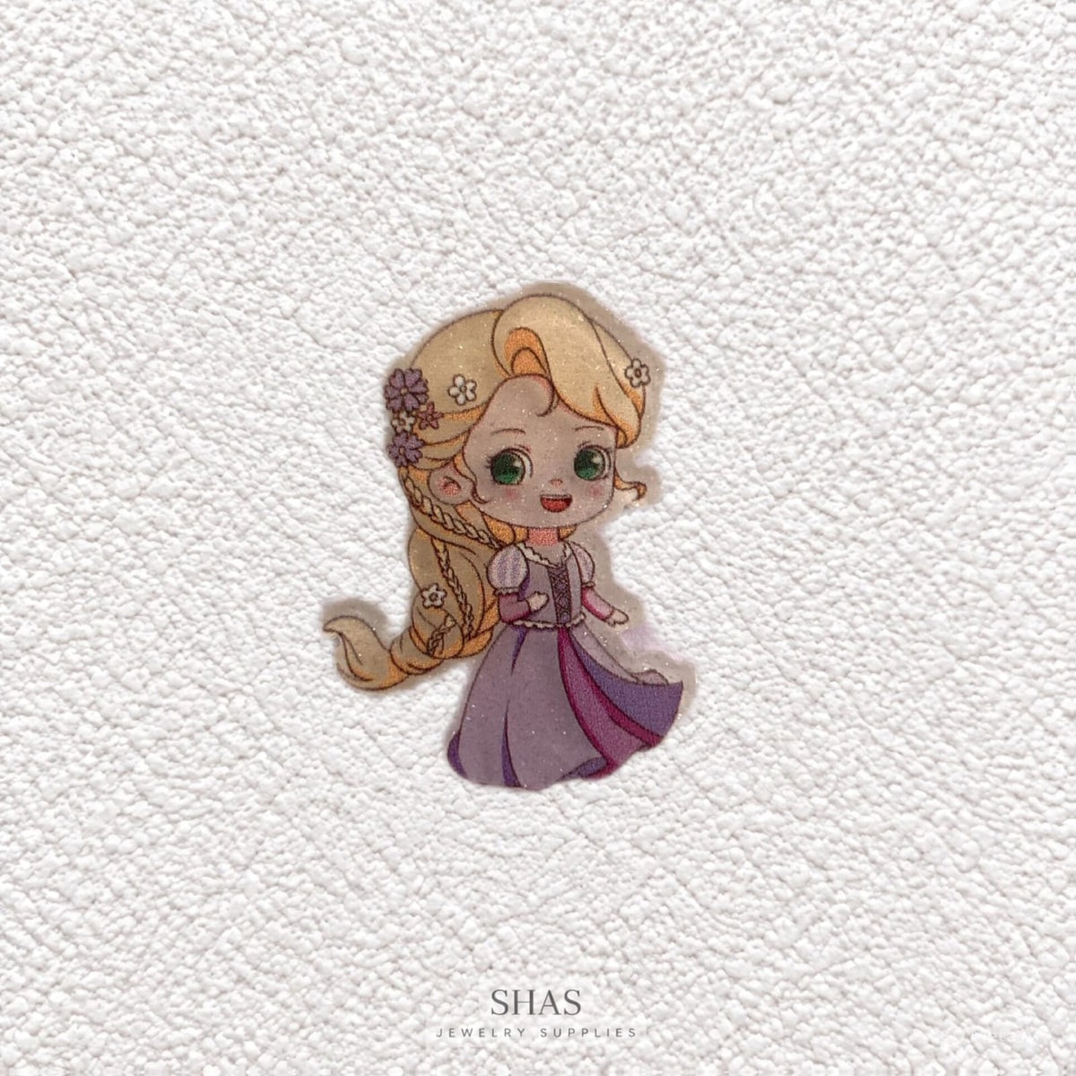 AB117R Princess Doll Acrylic Cabochon ( 1 pc )