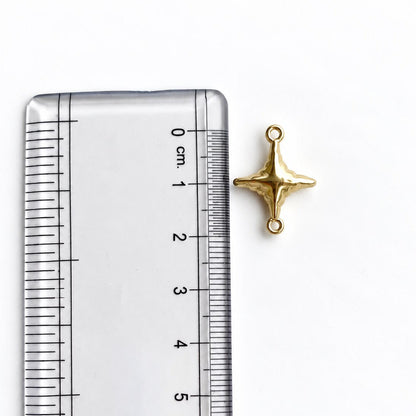 AC06F Tiny Star Connector Charms ( 1 pc ) High Quality Alloy