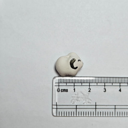 PCB02K Lamb Ceramic Bead ( 1 pc ) Porcelian Ceramic