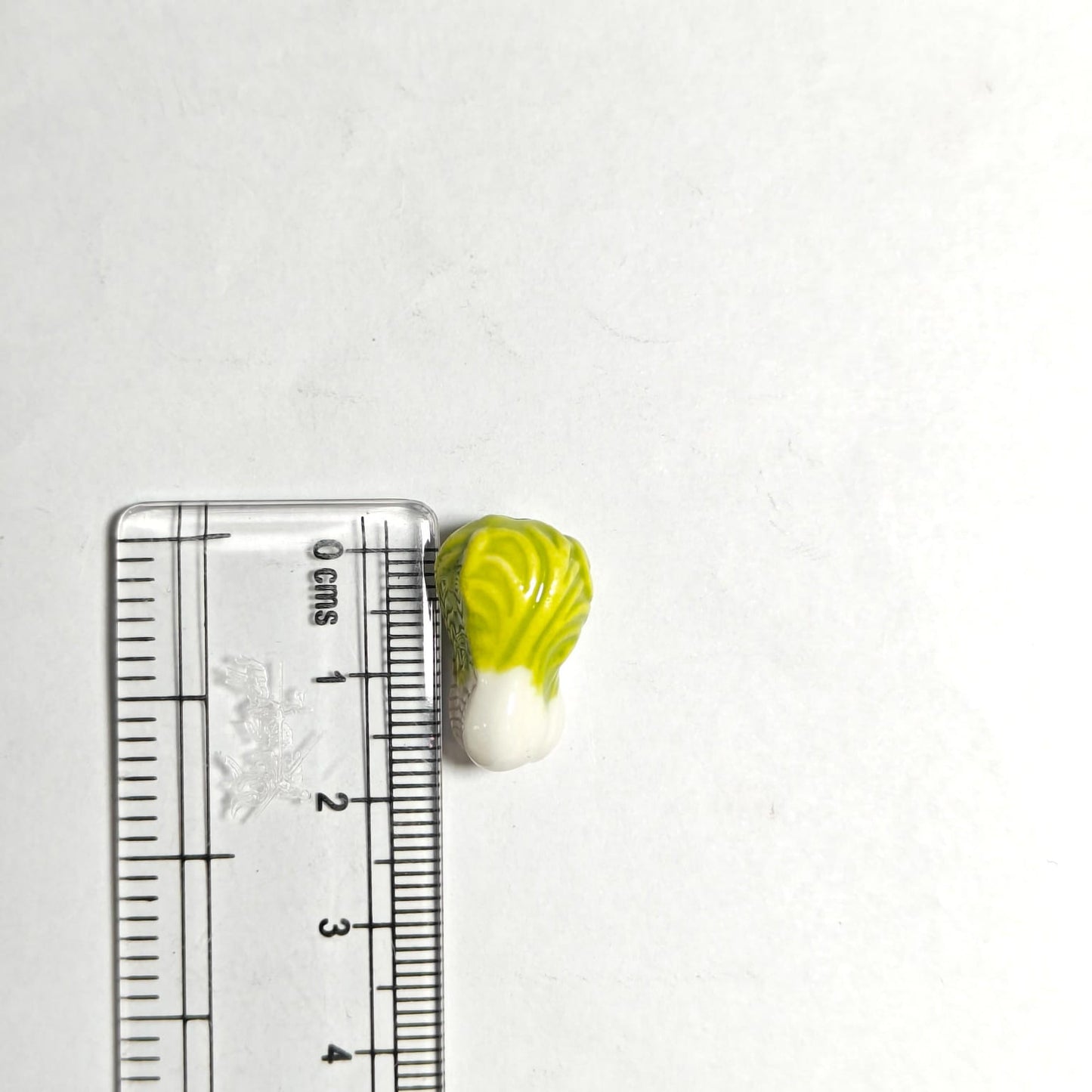 PCB02R Cabbage Ceramic Bead ( 1 pc ) Porcelian Ceramic